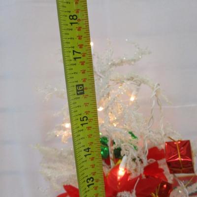 Assortment Of Christmas Decor Ornaments Lighted Table Top Christmas Tree Lot 5