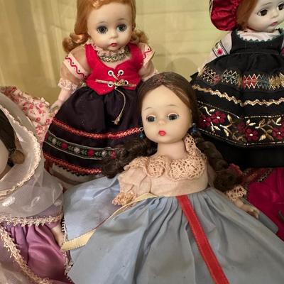 Vintage Madame Alexander International Series Dolls Countries