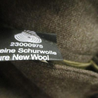 Vintage Clothing Reine Schurwolle Pure New Wool Pleated Skirt