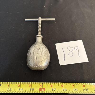 Vintage Metal Screw Type Nutcracker