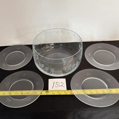 Etched Glass Lot