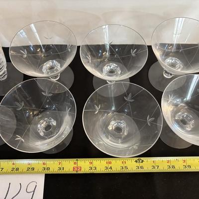 Vintage Etched Glassware