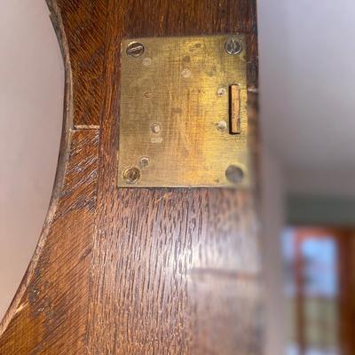 ANTIQUE GRANDFATHER PENDULUM CHIMING CLOCK THAT WORKS!