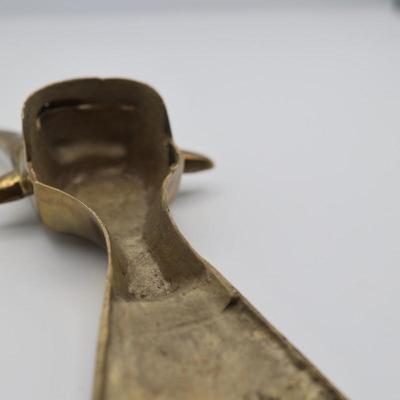 Vintage Solid Brass Boot Jack/Shoe Horn