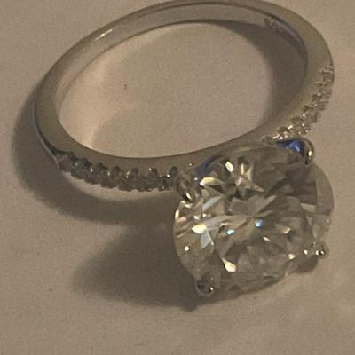 5 Carat Moissanite Ring