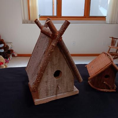 2 UNIQUE BIRDHOUSES