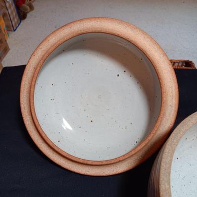 CLAY SERVING DISH WITH LID