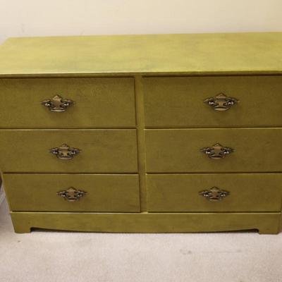 Mid Century Six Drawer Dresser