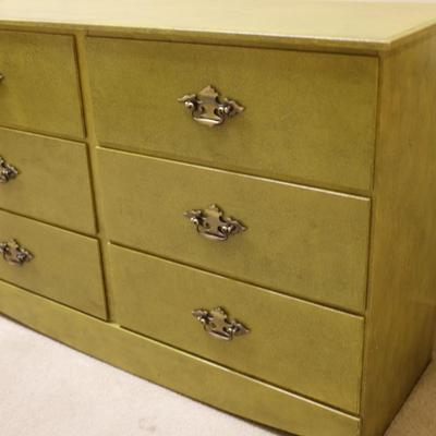 Mid Century Six Drawer Dresser