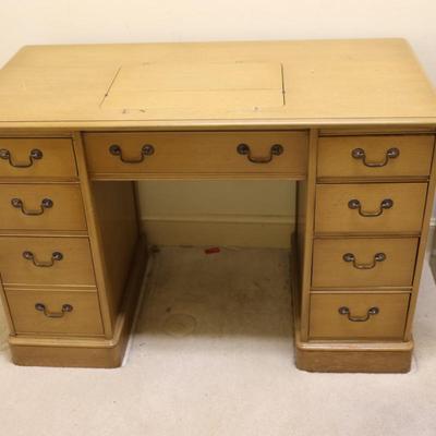 Seven Drawer Pfaff Sewing Desk with Original Seat