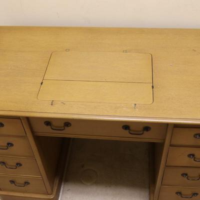 Seven Drawer Pfaff Sewing Desk with Original Seat