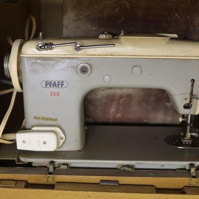 Seven Drawer Pfaff Sewing Desk with Original Seat