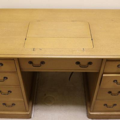 Seven Drawer Pfaff Sewing Desk with Original Seat