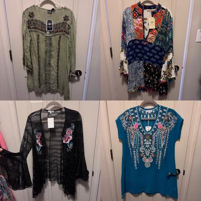 Adore, Anthropologie, and More Women’s Blouses - New with Tags - Women’s Sizes S-M (PBC-DZ)