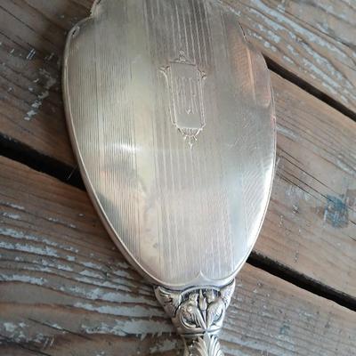 Antique Sterling Silver marked Hand mirror