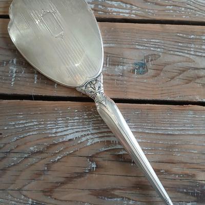 Antique Sterling Silver marked Hand mirror