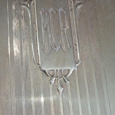 Antique Sterling Silver marked Hand mirror