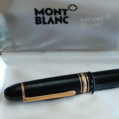 Mont Blanc Meisterstuck Vintage 149 Black Fountain Pen with instructions and original box!