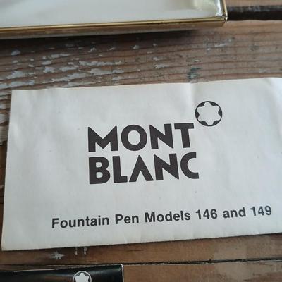 Mont Blanc Meisterstuck Vintage 149 Black Fountain Pen with instructions and original box!
