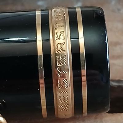 Mont Blanc Meisterstuck Vintage 149 Black Fountain Pen with instructions and original box!