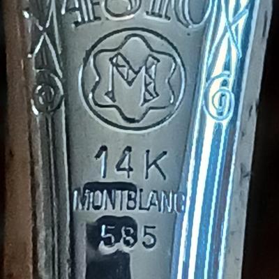 Mont Blanc Meisterstuck Vintage 149 Black Fountain Pen with instructions and original box!