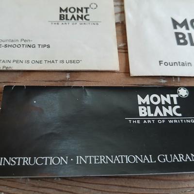 Mont Blanc Meisterstuck Vintage 149 Black Fountain Pen with instructions and original box!