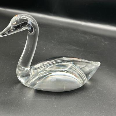 Steuben Swan by Steuben Glass
