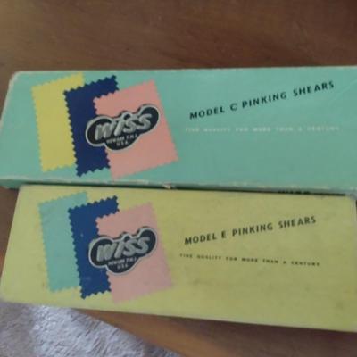Pair of Wiss Pinking Shears in Original Box