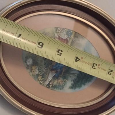 Pair of Vintage Needlework Framed Art
