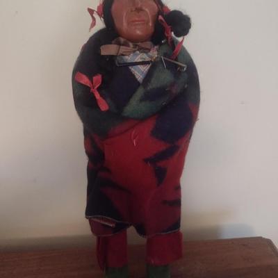 Set of Three Skookum Dolls includes One Man and Two Children