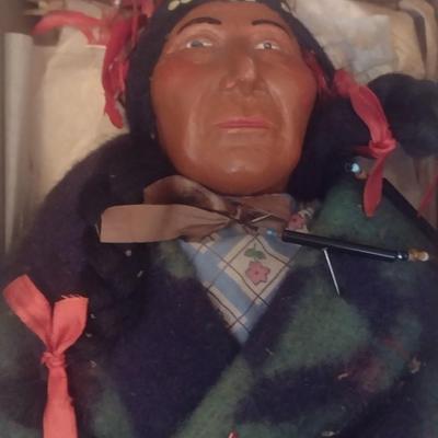 Set of Three Skookum Dolls includes One Man and Two Children