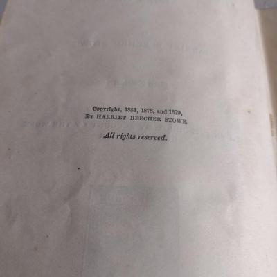 Early Edition 'Uncle Tom's Cabin' by Harriet Beecher Stowe The Riverside Press, Cambridge 1893