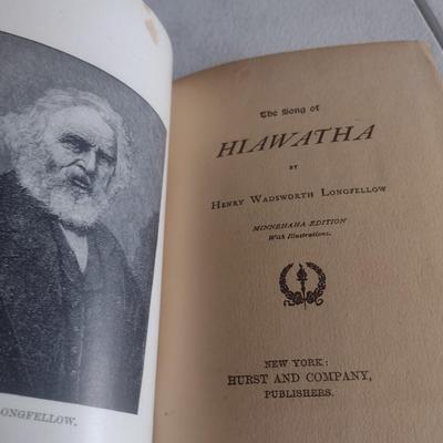 Early Print 'Song of Hiawatha' Minnehaha Edition 1898 by Henery Wadsworth Longfellow