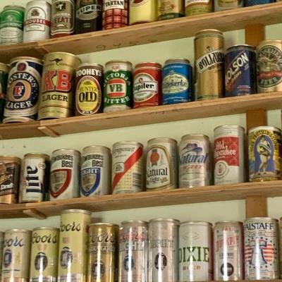Vintage Beer Can Collection