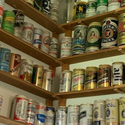 Vintage Beer Can Collection