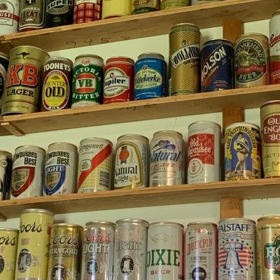 Vintage Beer Can Collection
