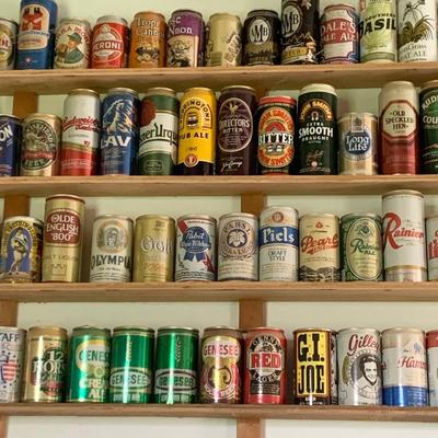 Vintage Beer Can Collection