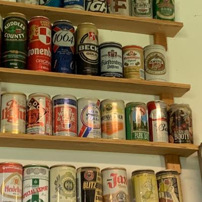 Vintage Beer Can Collection