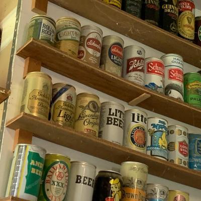 Vintage Beer Can Collection