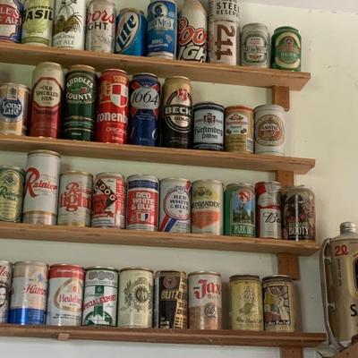 Vintage Beer Can Collection