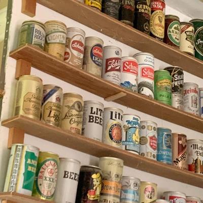 Vintage Beer Can Collection