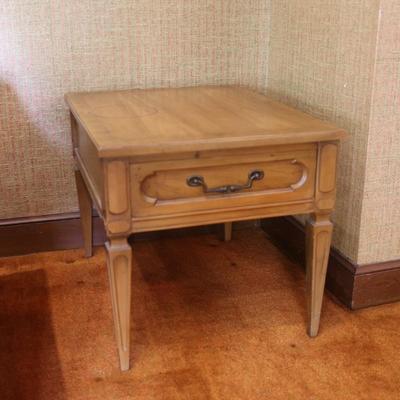 Mid Century Walnut Side Table (See Details)