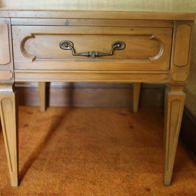 Mid Century Walnut Side Table (See Details)