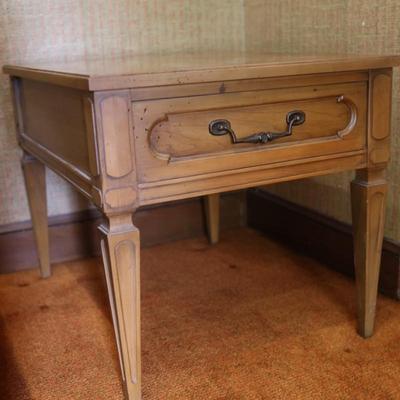 Mid Century Walnut Side Table (See Details)