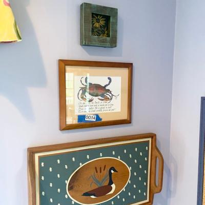 Art / Serving Tray Lot
