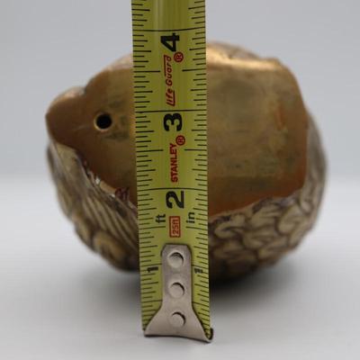 Vintage Brass Quail Figurine