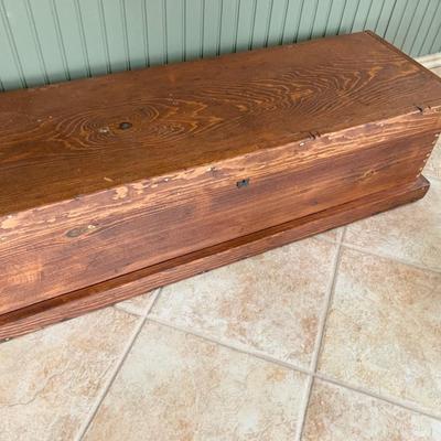 Antique Tool Chest Foot Locker