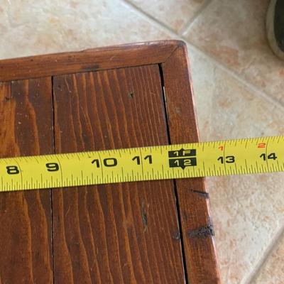 Antique Tool Chest Foot Locker