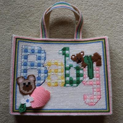 Vintage Handmade Baby Tote Bags