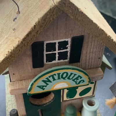 Birdhouse / Watering Cans Decor Lot
